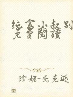 纯禽小叔别太猛免费阅读