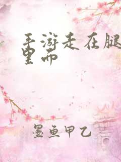 手游走在腿的最里面