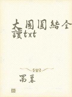 大团圆结全文阅读txt