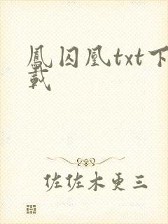 凤囚凰txt下载