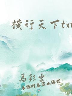 横行天下txt