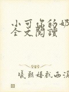 小可你的奶真大全文阅读