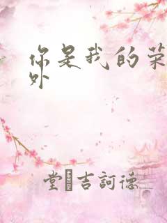 你是我的荣耀番外