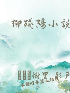 柳残阳小说下载