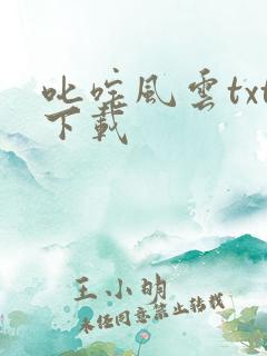 叱咤风云txt下载