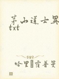 茅山道士异界游txt