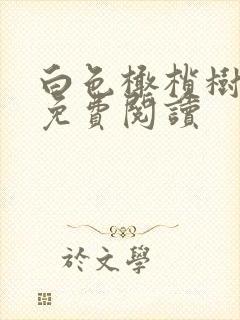 白色橄榄树全文免费阅读