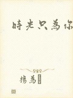 时光只为你停留