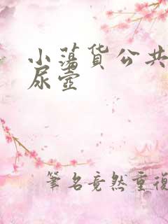 小荡货公共精厕尿壶