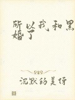 所以我和黑粉结婚了