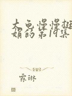 大龟慢慢挺进张娟的第19集