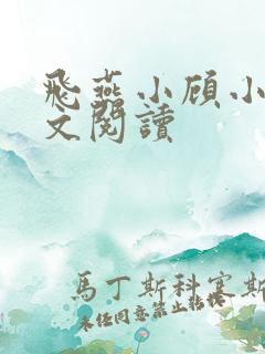 飞燕小顾小说全文阅读