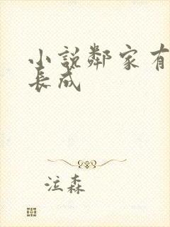 小说邻家有女初长成