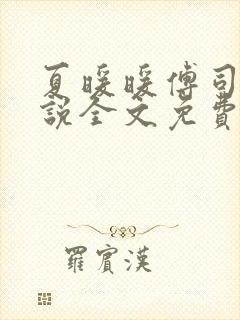 夏暖暖傅司寒小说全文免费阅读