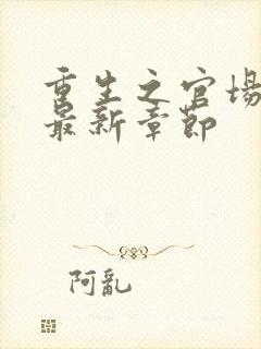 重生之官场风流最新章节