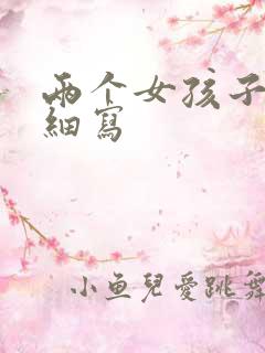 两个女孩子开车细写