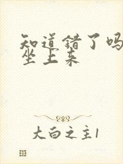 知道错了吗自己坐上来