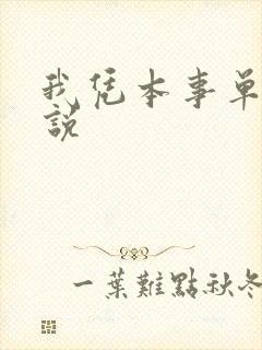 我凭本事单身小说