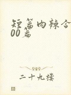 短篇肉辣合集500篇