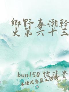 乡野春潮干柴烈火第六十三章