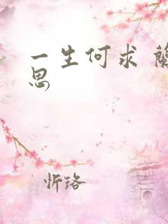 一生何求 兰思思