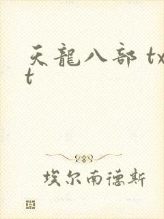 天龙八部 txt