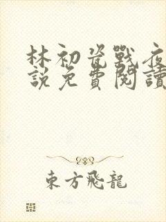 林初瓷战夜擎小说免费阅读