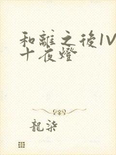 和离之后1V1十夜灯