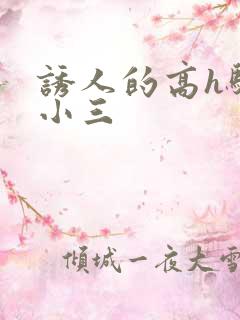诱人的高h骚当小三