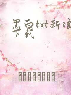 黑白txt新浪下载