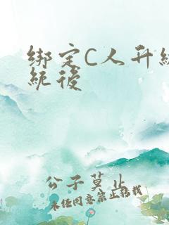 绑定C人升级系统后