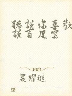 听说你喜欢我小说百度云