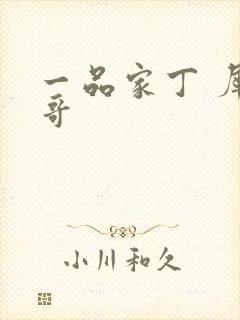 一品家丁 犀利哥