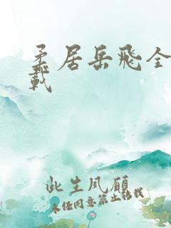 柔居岳飞全传下载