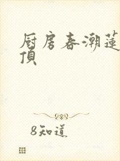 厨房春潮莲花坐顶