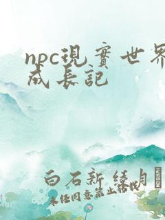 npc现实世界成长记