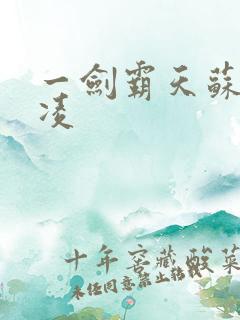 一剑霸天苏信赵凌