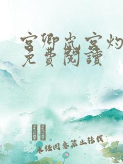 宫卿岚宫灼小说免费阅读
