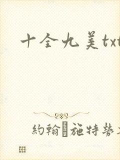 十全九美txt