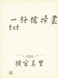 一杆枪扫尽全家txt