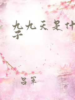 九九天是什么日子