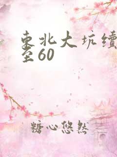 东北大坑续集1至60