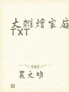 大杂烩家庭小说TXT