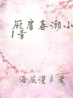 厨房春潮小说第1章