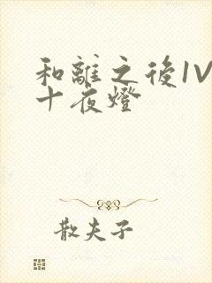 和离之后1V1十夜灯