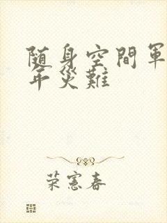 随身空间军婚三年灾难