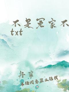 不是冤家不聚头txt