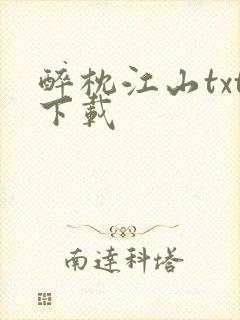 醉枕江山txt下载