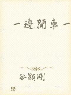 一边开车一边做