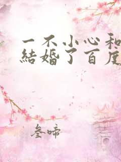 一不小心和醋精结婚了百度云